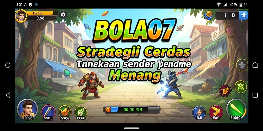 Tampilan gameplay strategis BOLA07 yang mendebarkan