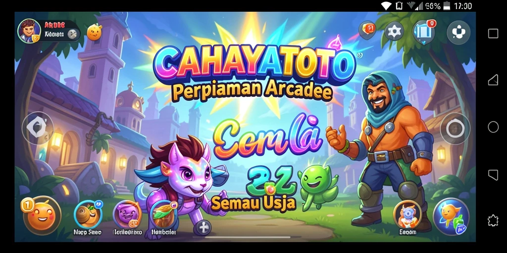 Tampilan gameplay CAHAYATOTO yang menegangkan dan seru.