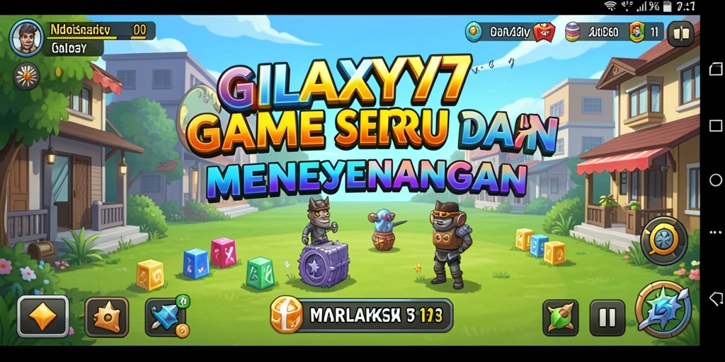 Tampilan gameplay GALAXY77 yang menyenangkan dan interaktif.