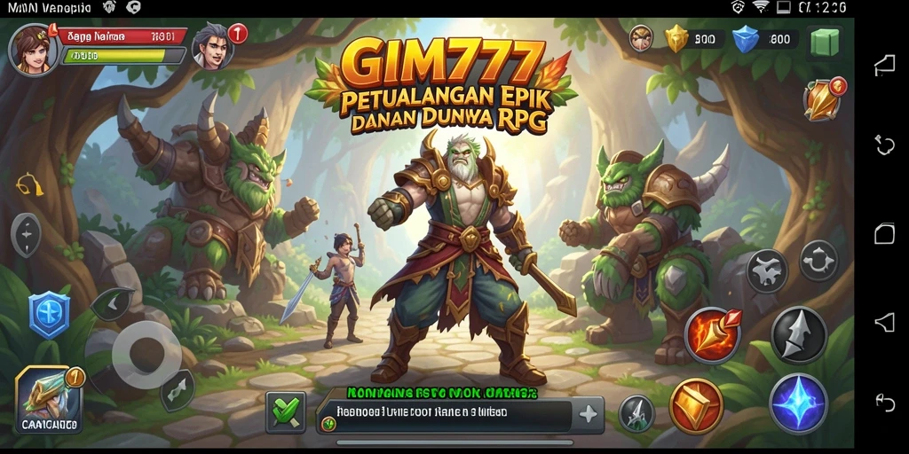 Tampilan gameplay GIM777 yang seru dengan pertarungan epik.