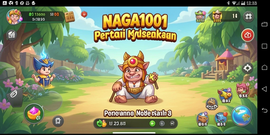 Tampilan gameplay NAGA1001 yang seru dan penuh warna.