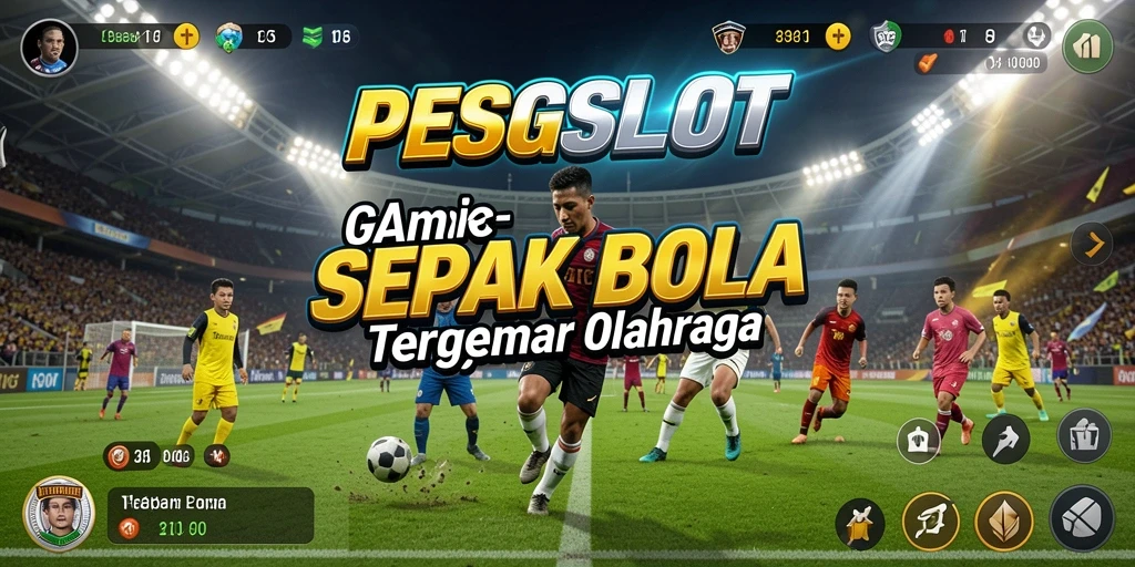 Tampilan menarik dari gameplay PESGSLOT dalam aksi sepak bola.