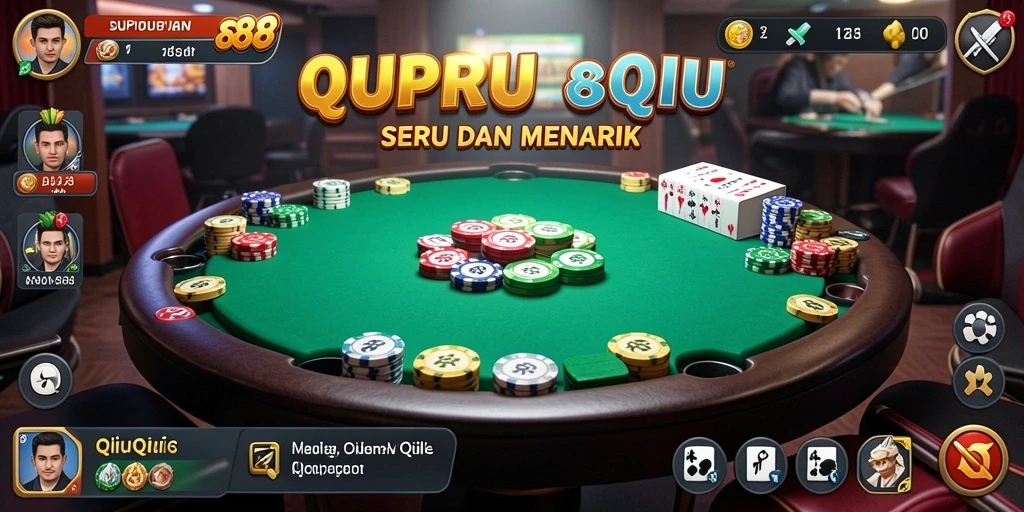 Tampilan gameplay QiuQiu yang menarik dan seru di SUPER88.